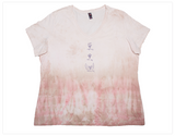 Tie Dyed Shirt in Dusty Rose