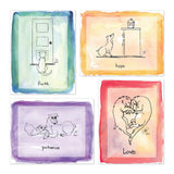 Note Cards: Faith, Hope, Love and Patience (variety pack of 12)