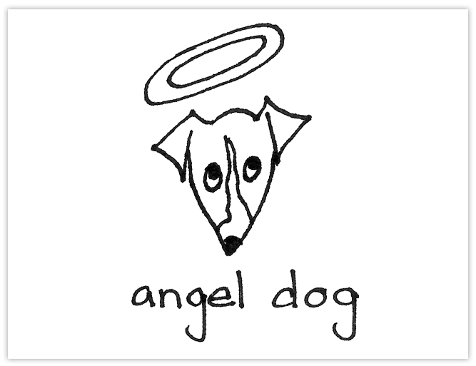 Baby: "Angel Dog" Organic Yoga Pants