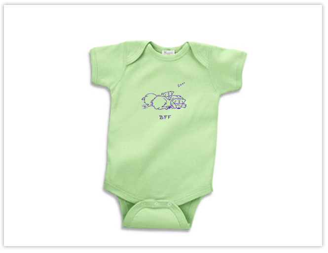 Baby: Organic Cotton Onesie - BFF